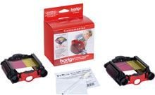 Evolis Ribbon & Cleaning Kit badgy 100p, Badgy, 100 sivua, Musta, Sininen, Vaaleanpunainen, Valkoinen, Keltainen, Badgy, Kupla