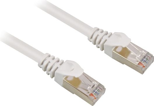 Sharkoon - Koblingskabel - RJ-45 (hann) til RJ-45 (hann) - 5 m - SFTP - CAT 6 - grå