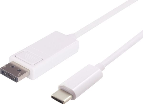 Microconnect USB3.1CDPB2W, 2 m, USB Type-C, DisplayPort, Uros, Uros, Kulta