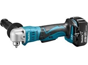 Makita DDA350RTJ - Vinkelbor/-driver - 1 hastighet - nøkkelpatron 10 mm - 2 batterier - 18 V