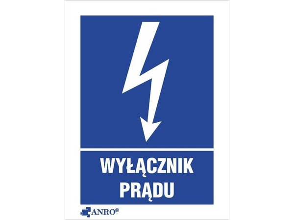 Itseliimautuva varoitusmerkki /Virtapiirin katkaisija 148X210/ 8EIA/Q4/F