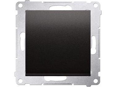 Kontakt-Simon DP1L.01/48, Trykknapkontakt, Plast, Anthracit, IP20, IP44, 250 V, 10 A