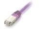 Equip 605555, 1 m, Cat6, S/FTP (S-STP), RJ-45, RJ-45, Lilla