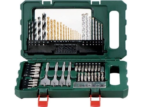 Metabo 6.26708.00, Drill, Drill bit set, Murverk, Metall, Tre, Høy-Hastighets Stål (HHS), 86 stykker
