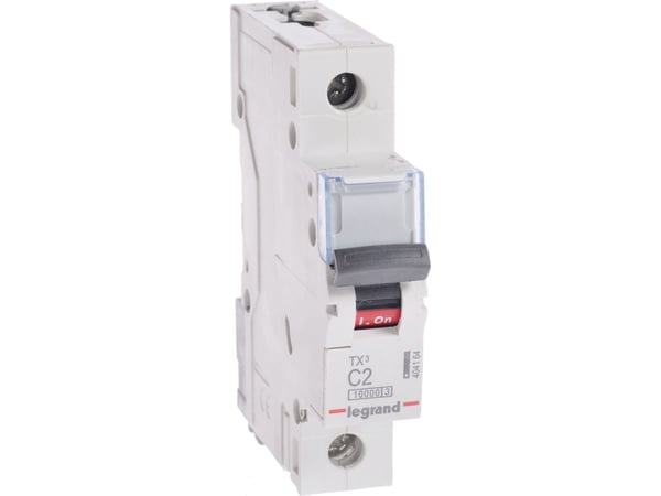 Legrand TX3, Dvärgbrytare, Typ C, IP20, 240 - 415 V