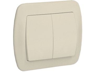 Kontakt-Simon AW5/12, Muovi, IP20, 250 V, 10 A, 90 mm, 37,5 mm