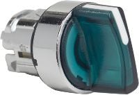 Schneider Electric ZB4, painike, vihreä, yleis-LED, IP66, IK06, luokka I