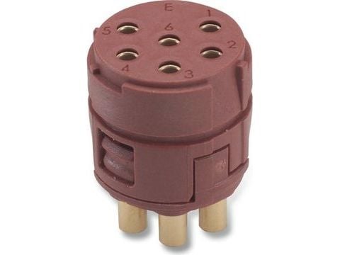 Lapp EPIC SIGNAL M23, Rett, Hunkjønn, 150 V, 18 A, Brun, Metall