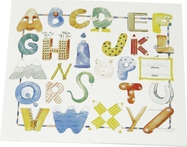 Daiber ABC, papper, Multifärg, 13 x 18 cm