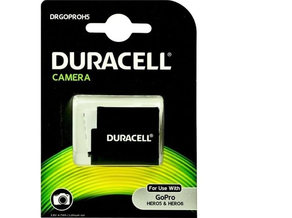 Duracell DRGOPROH5, GoPro, 1250 mAh, 3,8 V, Lithium-Ion (Li-Ion)