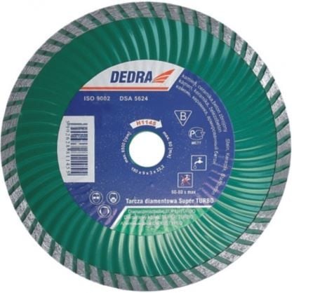 Dedra Super Turbo diamantblad for kutting av armert betong 110mm H1141