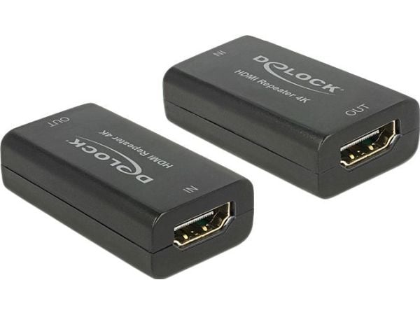 Delock HDMI Repeater - Video/lyd-forlenger - HDMI - opp til 30 m