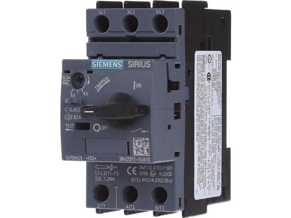 Siemens 3RV2011-1GA10, Moottorin suojakatkaisin