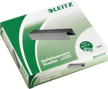 Leitz Power Performance P6 - Stifter - 23/15XL - 15 mm - galvanisert stål - pakke av 1000 - for Rapid Fashion HD110, HD210