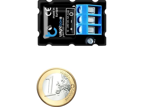 blebox wLightBoxS, Trådløs, µWi-Fi, Sort, 2400 MHz, IP20, Polyurethan