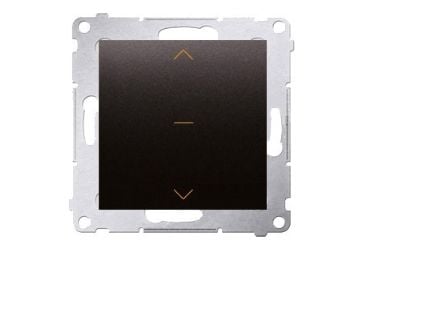 Kontakt-Simon DZW1K.01/48, Plast, Anthracit, IP20, 250 V, 10 A, 75 mm