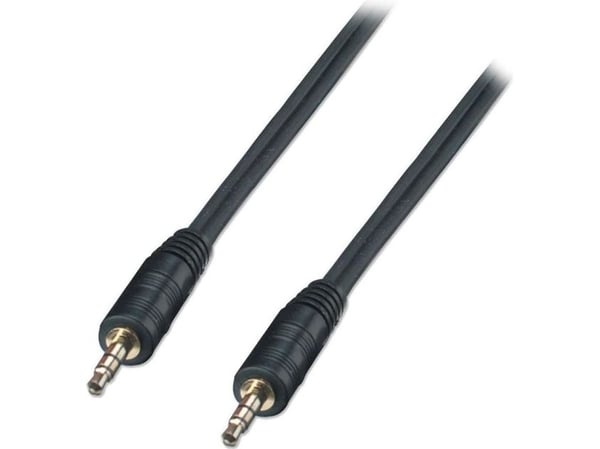 Lindy 35644, 3.5mm, Hankjønn, 3.5mm, Hankjønn, 5 m, Svart