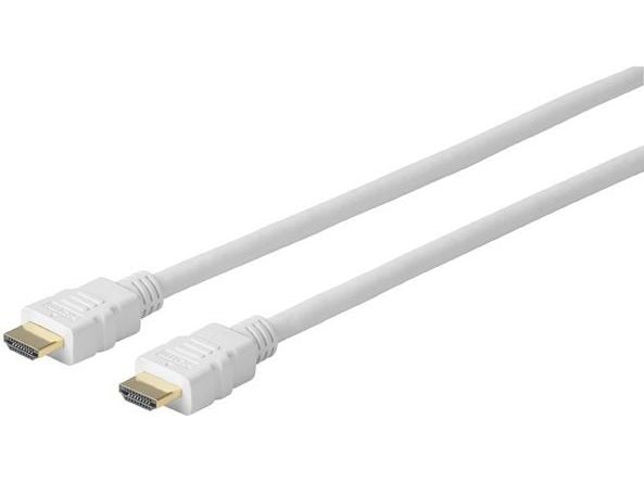 VivoLink Pro - HDMI-kabel - HDMI hann til HDMI hann - 2 m - trippel beskyttelse - hvit - formstøpt, 4K-støtte