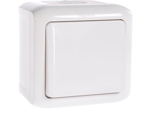 Legrand Forix hermeettinen yksittäiskytkin 10AX valkoinen (782360) Legrand Forix hermeettinen yksittäiskytkin 10AX valkoinen (782360)