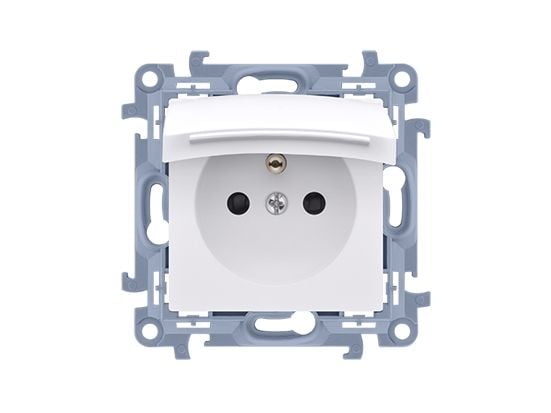 Kontakt-Simon CGZ1BZ.01/11, Valkoinen, Muovi, IP44, 250 V, 86 mm, 44 mm