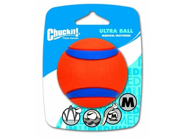 Chuckit! Chuckit! ULTRA BALL MEDIUM Apporteringsball, flytende på vann, 6,5 cm