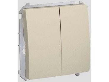 Kontakt-Simon BMW6/2.01/12, Muovi, IP20, IP44, 230 V, 10 A, 75 mm, 41 mm