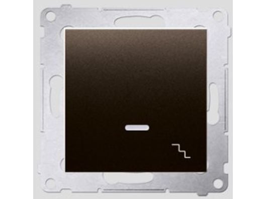 Kontakt-Simon DW6L.01/46, Plast, Pronssi, IP20, IP44, 250 V, 10 A, 75 mm