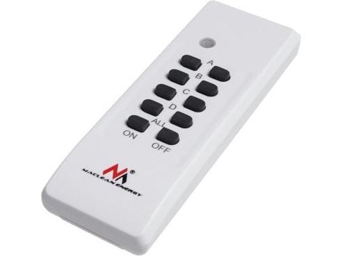 The Maclean MCE150 outlet remote control is compatible with the MCE151 and MCE153