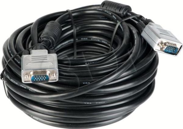 Equip 118865, 15 m, VGA (D-Sub), VGA (D-Sub), Uros, Uros, Musta, Hopea