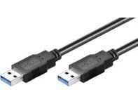 MicroConnect - USB-kabel - USB-type A (hann) til USB-type A (hann) - USB 3.0 - 1 m - svart