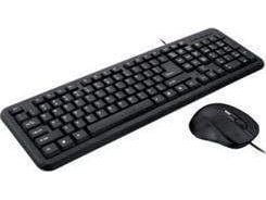 iBOX OFFICE KIT II - Tastatur og mus-sett - USB - sort