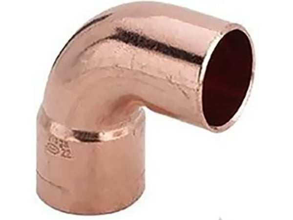 VIEGA Vinkel 28 mm med loddemuffe/nippel
