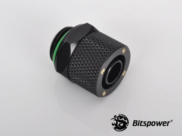 Bitspower-tilkobling rett G1/4 tommer AG til 11/8mm - matt svart