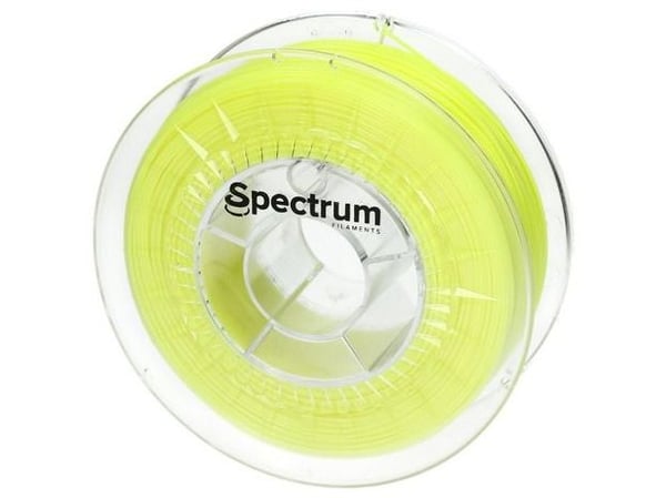 Spectrum 3D filament PLA Premium 175mm fluorescerende gul Gelb fluoreszierend 1kg