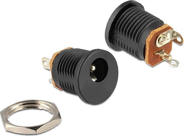 Delock - Strømkontakt - 5,5 x 2,1 mm DC-jakk (hunn)