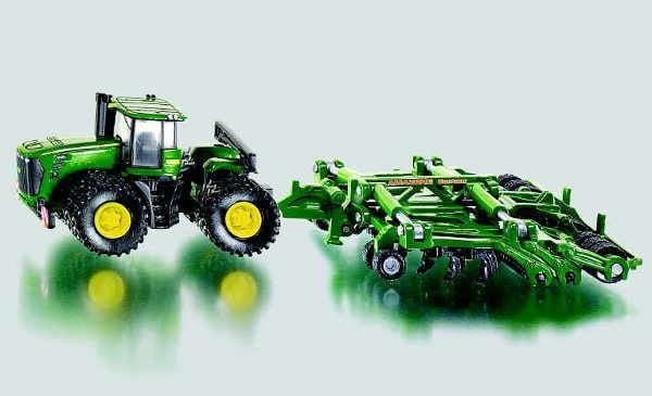 Siku 1856, Traktor, Montert på forhånd, 1:87, Metall, Plast, 3 år, Sort, Grønn
