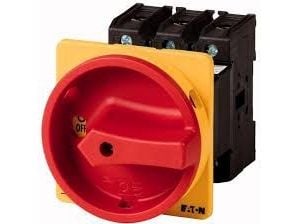Eaton P3-100/V/SVB, Kiertokytkin, 3P, Punainen, Keltainen, 100 A