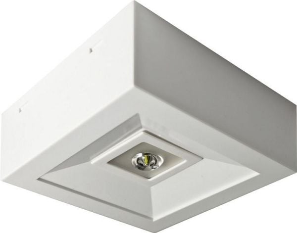 AWEX LED-turvavalaisin 3W 1h LOVATO N ECO LED 3W (avoin opt.) yksitoiminen valkoinen LVNO/3W/ESE/X/WWH - LVNO/3W/ESE/X/WH - LVNO/3W/ESE/X/WH