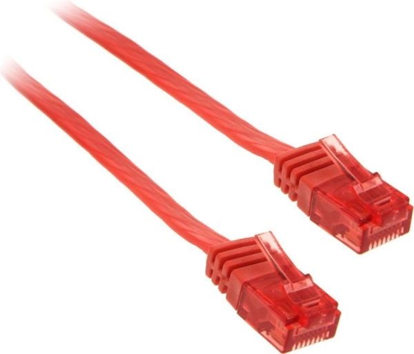 InLine 71602R, 2 m, Cat6, U/UTP (UTP), Röd
