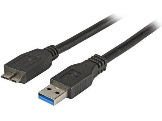 EFB Elektronik K5295SW.1, 1 m, USB A, Micro-USB B, USB 3.2 Gen 1 (3.1 Gen 1), 5000 Mbit/s, Sort