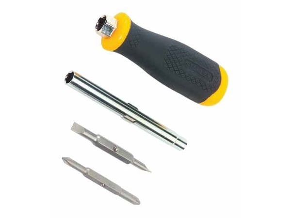 STANLEY skrujern + bits (WKRETAK.6+KONCÓWEK)