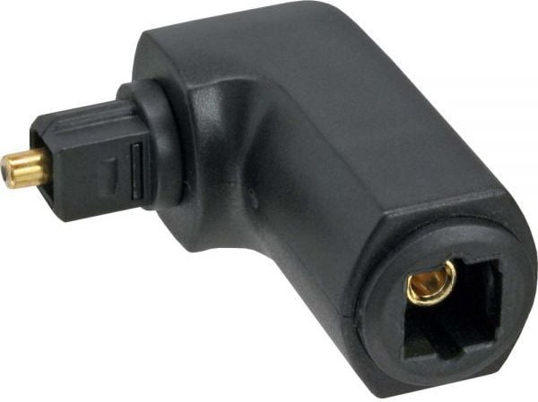InLine 89900B, Toslink female, Toslink, Svart
