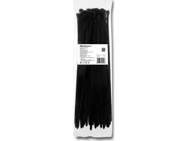 Qoltec - Kaapelinjohtimet - 35 cm - lajitelma (pakkaus 50 kpl)