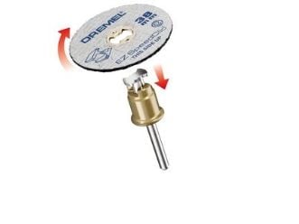 Dremel skärskivssats SC406 SPEEDCLIC Ø38 mm 2 st