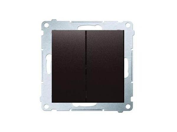 Kontakt-Simon DW5.01/48, Plast, Anthracit, IP20, IP44, 250 V, 10 A, 75 mm