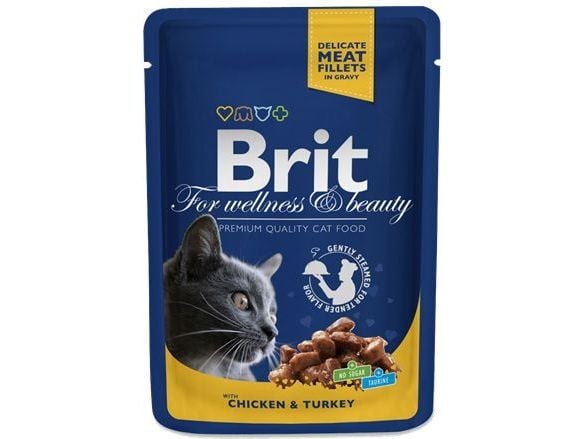 Brit Premium kattematpølser med kylling & kalkun 100 g
