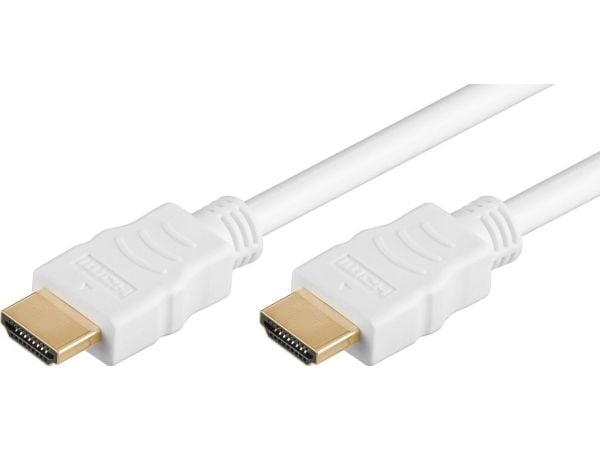 MicroConnect - HDMI-kaapeli - HDMI-uros HDMI-uros - 50 cm - valkoinen