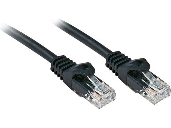 Lindy 48190, 0,3 m, Cat6, U/UTP (UTP), RJ-45, RJ-45, Svart