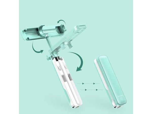 Usams Selfie Stick M1 Mini-stativ 3,5 mm US-ZB052 grønn-ZB5203