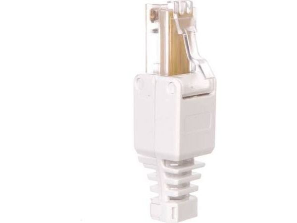 Goobay 68859, RJ-45, Valkoinen, Uros, Suora, Cat5e, U/UTP (UTP)